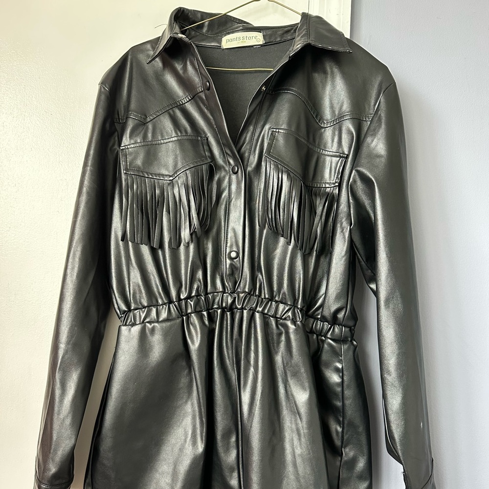 Pants Store Leather Romper